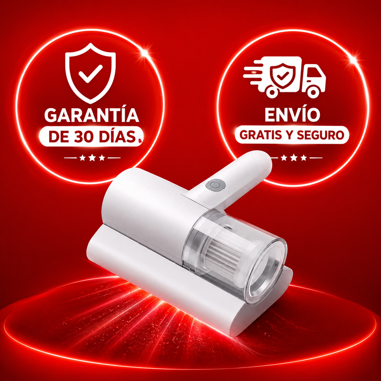 REMOVEDOR DE ÁCAROS CON SUCCIÓN POTENTE