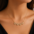 COLLAR TRÉBOL DE CORAZONES