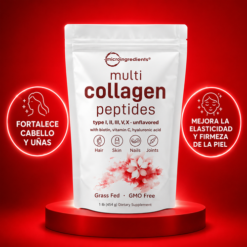 COLÁGENO MULTITIPO PARA PIEL, CABELLO, UÑAS Y ARTICULACIONES